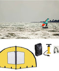 Two Airbags Wind Wing For Kitesurf And Wing Foil With Window Design Easy Setup Trainer Kite For Water And Snow Play Safe Beginner Gear