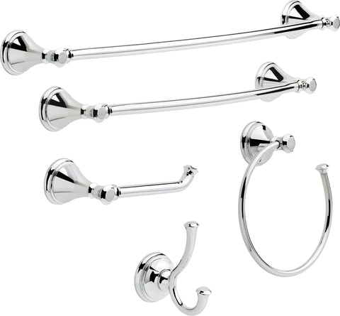 Polished Chrome Single Post Toilet Paper Holder Wall Mount Bathroom Accessory Durable Zinc Construction Resists Corrosion Tarnish