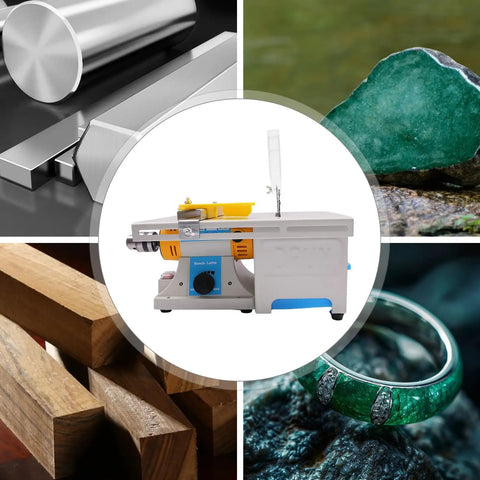 Beast Multifunction Mini Table Saw And Lathe Kit For Wood Metal Jade Carving 110V 750W Copper Motor central focus with wood, metal, jade