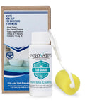 Anti Slip Shower And Tub Grip Coating White Eco Friendly Rapid Dry Formula For Safe Bath Time, includes foam applicator