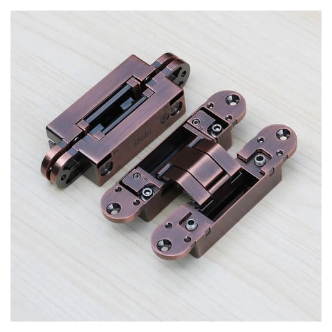 3D Adjustable Hidden Door Hinge For Frameless Cabinets And Interior Doors Conceal And Invisible Hinge With Easy Install