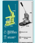 DIY 58mm Button Maker Kit Third Gen Installation Free Badge Press Machine comparison with old generation model
