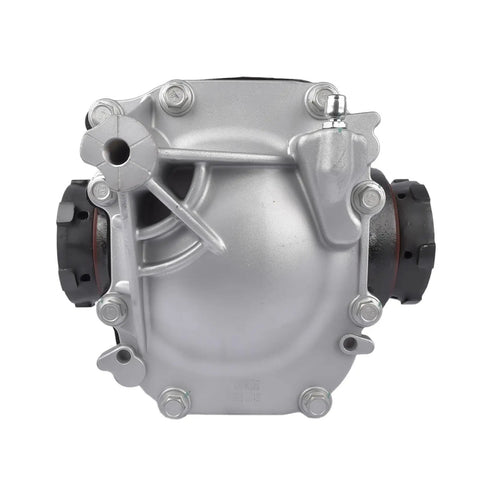 Heavy Duty Rear Differential Axle Carrier Black Drop In Replacement For Cadillac ATS 2.5L 2013 Models With 3.45 Gear Ratio, front view with detailed bolts.
