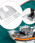 Boat Cavitation Plate Hydrofoil Stabilizer For A Smooth Ride And Steady Takeoffs Stainless Steel Skid Plate With Slotted Mounting