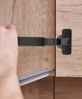 Soft Close Cabinet Door Hinges With Hidden Damping Buffer, Quiet Two Stage Closing, Easy Install For Kitchen Cabinets And Cupboards