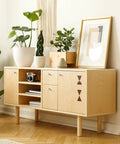 Stylish cabinet with Six Pack Crystal Cabinet Knobs With Flower Glass Handles 1.4 Inch Diameter Clear Crystal With Brushed Gold Bases