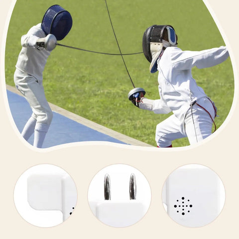 Fencing Target Standalone Practice Tool With Audio Visual Alerts For Epee Pro Grade Accuracy Portable Training Equipment Durable