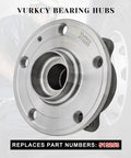 Beef Up Your Ride With Front Wheel Bearing Hub Assembly For 5 Lug Vehicles With ABS Compatible With Audi A3 Q3 TT Beetle Passat R32 Tiguan 513253 Replacement Front Left Right
