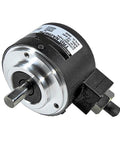 Rugged Built-To-Last Absolute Rotary Encoder TRD-NA1024NW And TRD-NA360NW NWF5M PNP Output with stainless steel shaft.