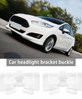 Ford Headlight Retaining Clip 2 Pack Durable Lower Headlamp Clip Bracket Replacement For Fiesta KA EcoSport Precise Fit Easy Install
