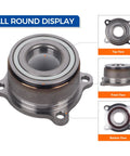 Plug-And-Play Rear Wheel Bearing Hub Assembly For Nissan Frontier, Xterra, And Suzuki Equator multiple views