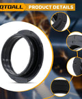 Camshaft Position Sensor Seal O Ring Kit 2 Pack Fits Jeep Wrangler 2012-2021 Cherokee 2011-2019 Grand Cherokee 2014-2019 Ram 1500 2013-2019 OE 5184772AB 5184772AA black seal ring detail