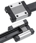 MGN12H Bearing Steel Carriage Block With Plastic Anti Fall Strip on 12mm Linear Motion Guide Rail for 3D Printers and CNC Machines
