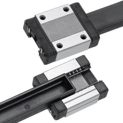 MGN12C Bearing Steel Carriage Block with Plastic Anti Fall Strip for 12mm Linear Motion Slide Rail Guide Built Tough for 3D Printers and CNC Machines