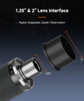Planetary Zoom Eyepiece 8 to 16mm Parfocal 63 Degree Wide Field 1.25 to 2 Inch Dual Interface Telescope Eyepiece detail