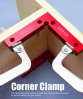 Sturdy Right Angle Clamps 2 Pack Aluminum Alloy Positioning Tools For Woodworking and Crafts to Create 90 Degree Corners.