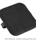 Black pad from 4 Pack Elastic Strap Screen Cleaning Pads With Soft Cloth Wipes For All Screens Including iPad iPhone MacBook Tablet Laptop TV Camera Color Mixed Super Handy For Travel And Everyday Use