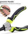 4-Piece 7-Inch Snap Ring Pliers Kit Pro Grade Internal And External Circlip Pliers Set With Straight And Bent Jaw