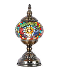 Turkish Mosaic Glass Decorative Table Lamp Handcrafted Night Light With Multicolor Beads Moroccan Lantern Inspired Home Decor