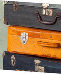 Stack of vintage suitcases with Vintage Hasp Buckles Set 15Pcs for Jewelry Boxes Durable Draw Latch Hardware Antique Finish Easy to