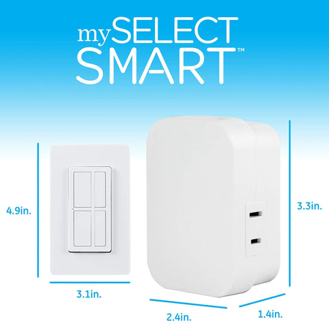 Dimmable Wireless Plug In Light Switch With Remote 1 Outlet 150 Ft Range No Wiring Needed Super Easy On Off And Dimming