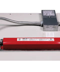 8W LED Emergency Battery Backup Driver Universal 120 To 277V Input With 6V 4000mAh NiCad Battery in red for plenum and damp locations