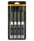 RC Nut Driver Set With Titanium Coated Tips For Hobby Drones Quadcopters Cars And Planes Four Size Hex Wrenches 4.0mm 5.5mm 7.0mm 8.0mm Durable High Speed Steel Tools For Precise Repairs in packaging