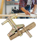 Top Notch Welding Ground Clamp With Robust Brass And Iron Build For Serious Pros Reaching Strong 800 Amp Capacity with shiny finish.