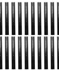 Heavy Duty Drawer Slide Set, 3-Section Black, 100 Lb Load Capacity, 16 Inch, 10 Pairs for Home Office, Smooth Glide shown in rows