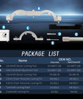 Pro Grade Engine Timing Tool Kit Locking Cams And Crankshaft For Vauxhall Opel Chevrolet with components labeled A to G