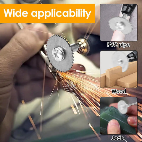 115Pcs Cutting Discs Set For Rotary Tool Accessories With HSS Circular Saw Blades Diamond Cutting Wheel Resin Cutting Discs