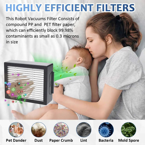 Replacement High Efficiency Filter 4639161 For Roomba E I And J Series Vacuum Cleaners 3 Pack Fits E5 E6 I3 I3 Plus I4 I4 Plus I6 I6 Plus I7 I7 Plus I8 And More Delivers 99 Percent Dust Pet Hair Capture And Cleaner Air
