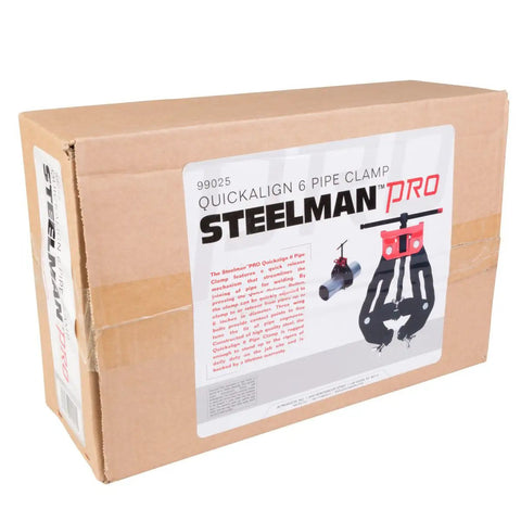 Box packaging of Ultra Clamp 6 Inch Pipe Clamp For Welding With Quick Release Button And T Handle No Fuss Fast Adjustment Tool