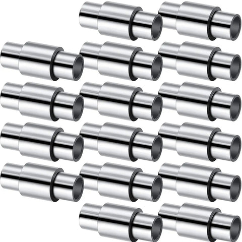 16 Piece Inline Skate Spacers Aluminum Axle Spacers For 6mm Axles Inline Bearings Speed Spacer Kit To Cut Friction Extend Bearing Life