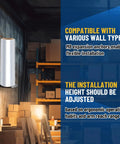 Wall Mountable Stretch Film Roll Stand Fits Up To 20 Inch Film Core in a warehouse with shelves and boxes.