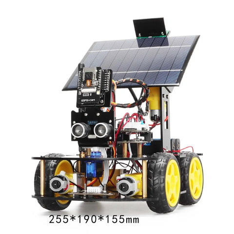 Solar Robot Kit For Teens And Kids Programmable STEM Toy With DIY Circuit Engineering Projects And Science Experiments A Fun Hands On Robotics Learning Kit, 255x190x155mm solar robot car with PP and metal parts
