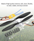 Beefed Up 930KV Brushless Motor And 30A ESC 1045R Propeller Kit with aluminum mount and connectors on grass background