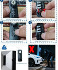 Heavy Duty Outdoor EV Charger Pedestal with keypad lock and combination instructions, secured for Tesla and Chargepoint vehicles.