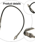 Pro Grade 20 Inch High Flow Air Hose Adapter For HPA Fill Station 4500 PSI Connection, spring reinforced hose