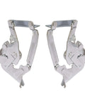 Hood Hinge Pair For 1955 Chevy Bel Air Nomad One Fifty Two Ten Cars With Steel Construction And Galvanized Silver Finish Durable OEM Style Fit
