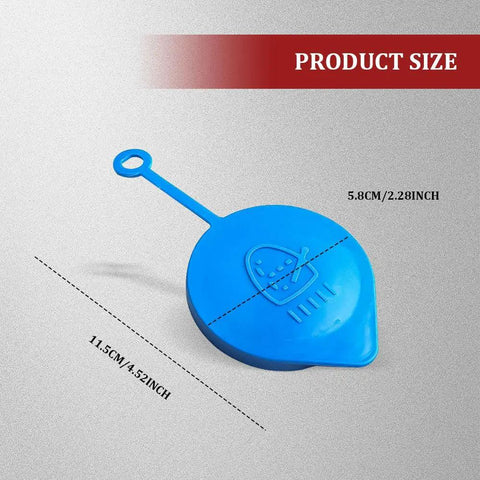 Windshield Washer Fluid Reservoir Cap For Honda Accord Civic CRV CRX Fit And More Replacement Tank Cap Small Ring Lid Cover Compatible With OEM 38513-SB0-961 Easy Install Durable And Leakproof, blue cap dimensions 11.5cm x 5.8cm