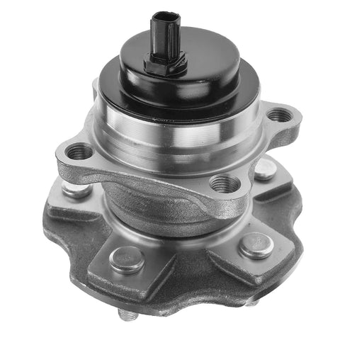 Rear Wheel Bearing And Hub Assembly Set For Toyota Highlander 2014 To 2019 And Lexus RX350 RX350L 2010 To 2019 RX450h FWD 5 Lug