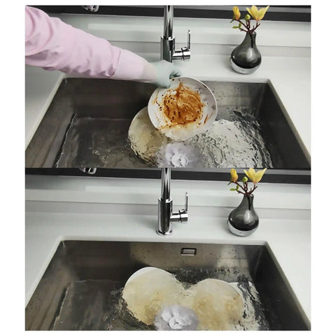 Slick Portable Countertop Mini Dishwasher Cordless Compact Sink Cleaner For Rv Apartments And Home Lightweight Fruit Veggies Washing Easy Setup No Sweat with dirty dishes in sink.