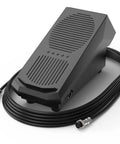 5 Pin TIG Welding Foot Pedal With 16 Ft Cable Adjustable 0 To 250 Amps Non Slip Surface Amperage Control, side view