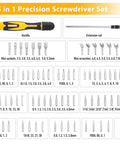 75-In-1 Precision Screwdriver Set With 67 Magnetic Bits And Mini Wrench For Electronics Repair Of iPhone MacBook Laptop PC