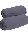 Heavy Duty Welding Arm Protectors With Flame Retardant Gray Sleeve Guards, durable cotton sleeves for shop and auto repair use.