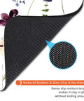 Back view of Flower Power Square Mouse Pad With Premium Texture Personalized Customizable Design Washable Surface Non Slip Rubber Base HD Full Color Print 9.5 by 7.9 Inch Computer Mouse Pad For Wireless Mice showing textured non-slip rubber base.
