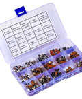 Assorted Mini Micro Slide Switch Kit With 150 Pieces And 17 Styles 2Pin 3Pin 4Pin ON OFF ON Switches in organizer box