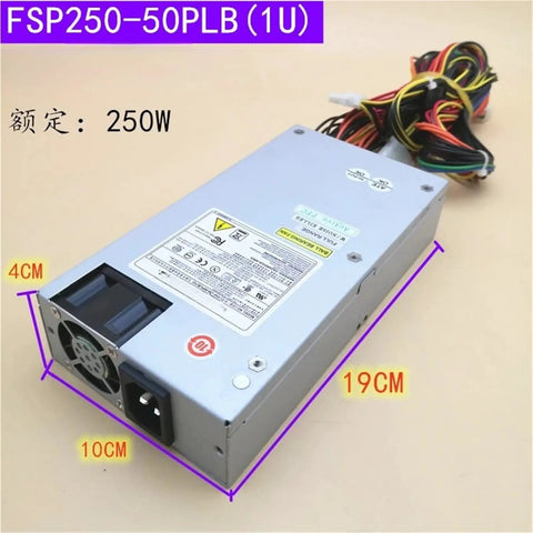 1U 250W Server Power Supply For Industrial Control Systems, Rackmount Ready And Hot Swap Compatible, High Efficiency DC PSU For Beefed Up Industrial Power, Compact Rack Mount Power Solution, 19x10x4 cm