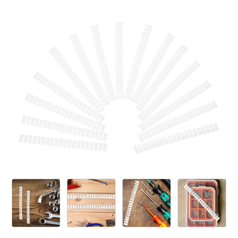 Heavy Duty Drywall Anchors Kit 300 Pcs Plastic Wall Expansion Anchors arranged in fan shape, with tools and case detail